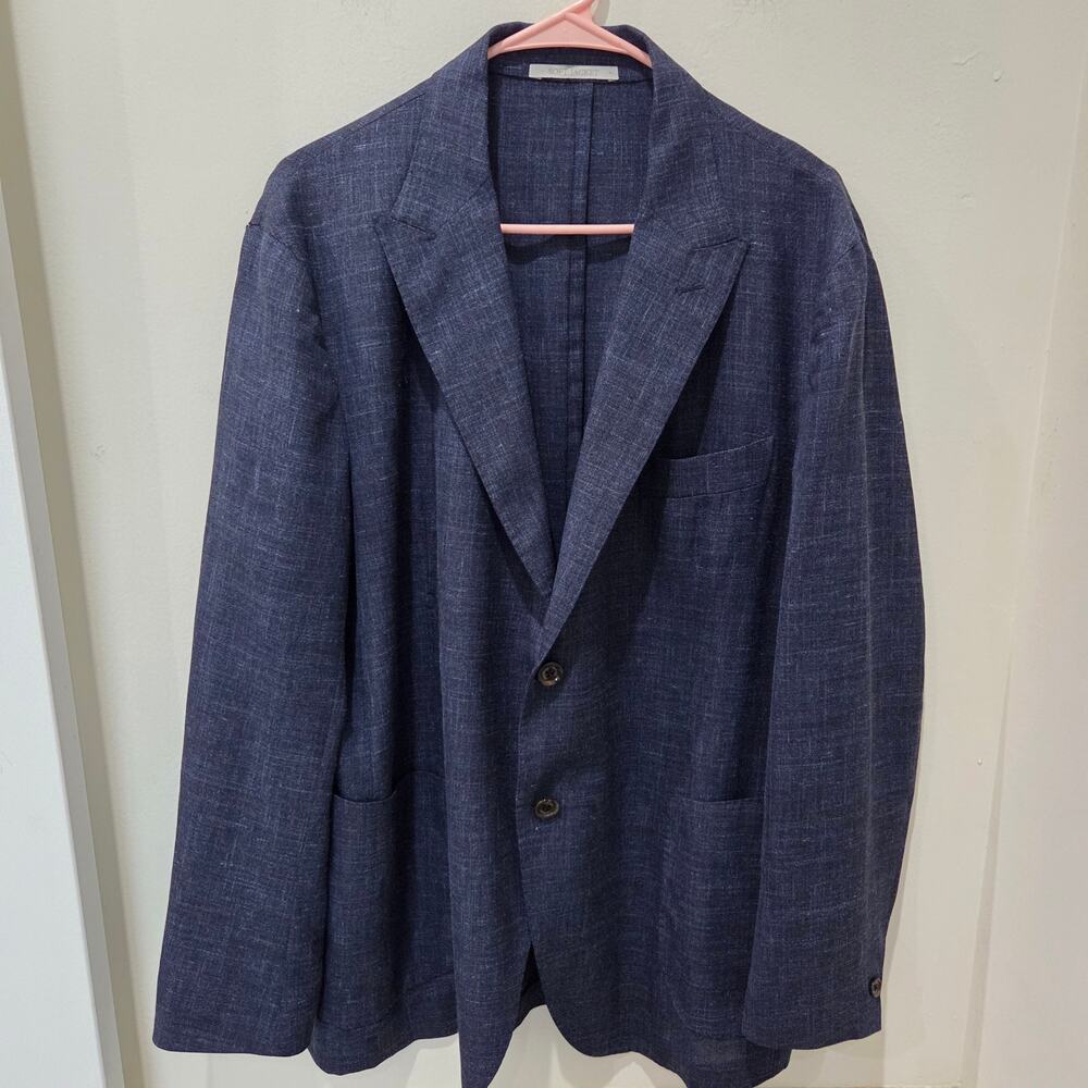 Eleventy Platinum Loro Piana Soft Jacket, Size US 46, Wool/Linen/Silk - Picture 6 of 15